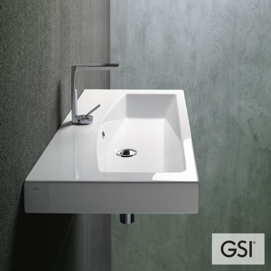 ΝΙΠΤΗΡΑΣ LOSANGA FLAT 90x42,5 (1 οπή+2 προχ.) GSI WHITE 7588-300