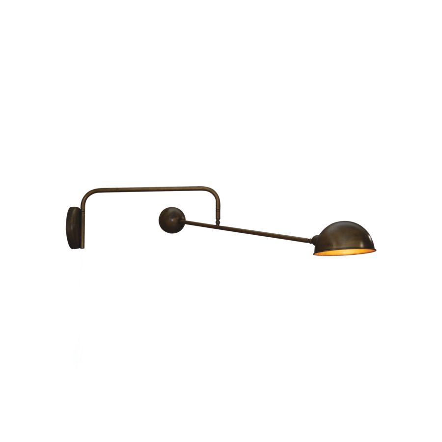 HL-3539-1 L OLIVER WHITE & OLD BRONZE WALL LAMP HOMELIGHTING 77-3882