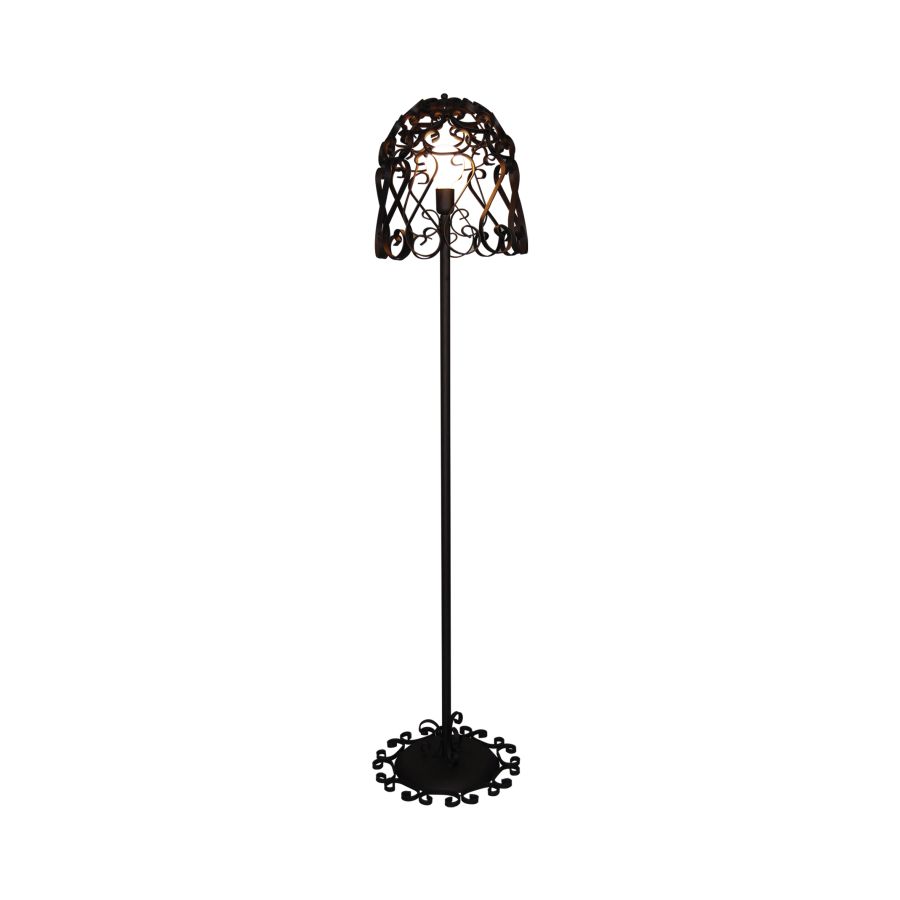 HL-3586-1F LEWIS OLD BRONZE FLOOR LAMP HOMELIGHTING 77-4030
