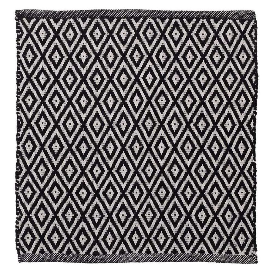 Trellis 60x60 black πατάκι μπάνιου Sealskin  800107
