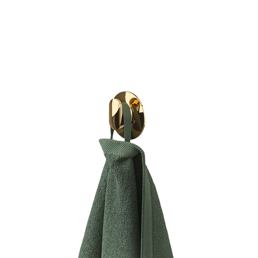 Tiger Cooper Άγκιστρο medium με αυτοκόλλητη βάση τοίχου Polished gold 800555 800555