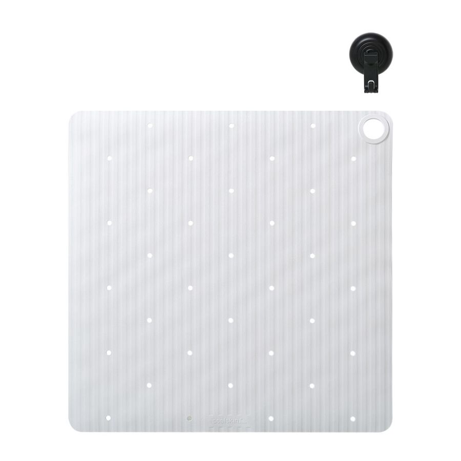 Ribb Αντιολισθητικό Πατάκι 55x55cm White with Black Hook Sealskin 800620