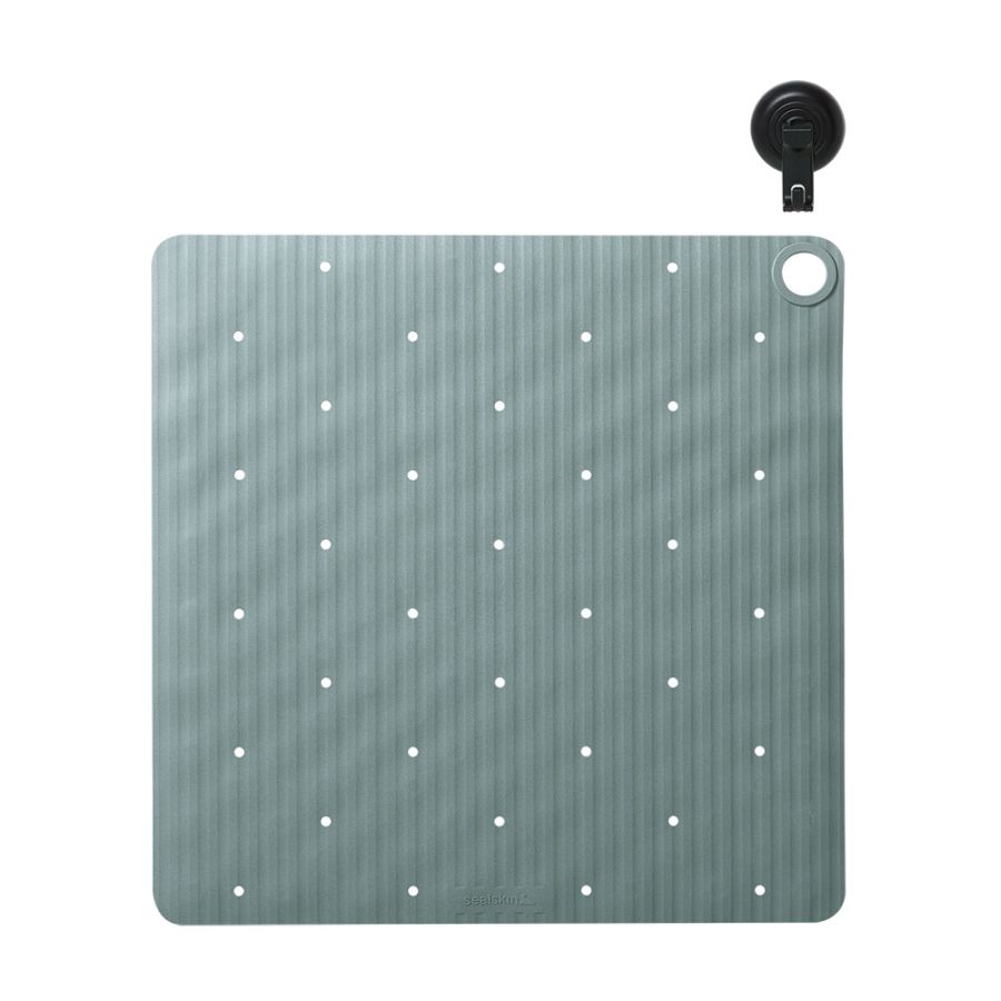 Ribb Αντιολισθητικό Πατάκι 55x55cm Green with Black Hook Sealskin 800622