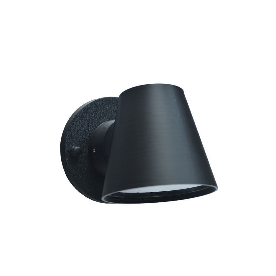 it-Lighting Canyon 1xGU10 Outdoor Wall Lamp Black D:100x105x135mm 80206214
