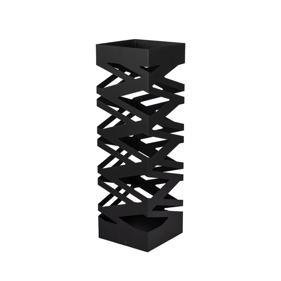 ΟΜΠΡΕΛΟΘΗΚΗ ΜΕΤΑΛΛΙΚΗ ΜΑΥΡΗ ΜΑΤ 15.5x15.5x49cm Eurolamp 819-02525
