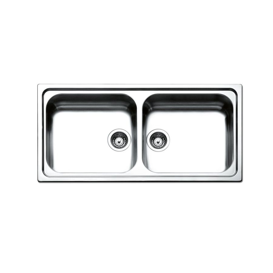 Νεροχύτης Ανοξείδωτος Λείος Ένθετος 100*50 εκ. για ερμάριο 100 εκ. Apell Linear 8540