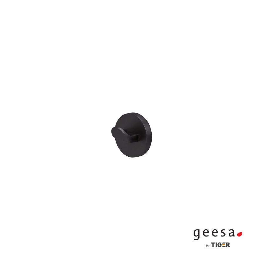 Άγκιστρο μπάνιου μονό noon Geesa Black 13221-400