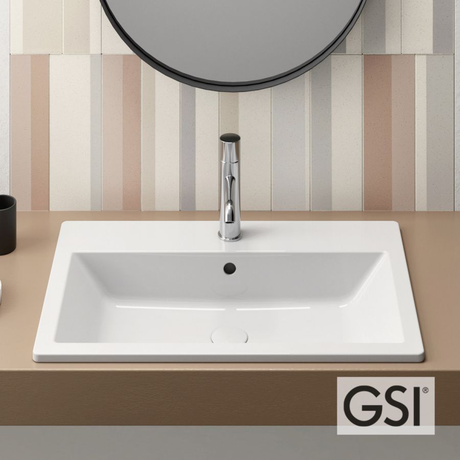 ΝΙΠΤΗΡΑΣ KUBE-X 58x40 (1 οπή) GSI WHITE 9433-300