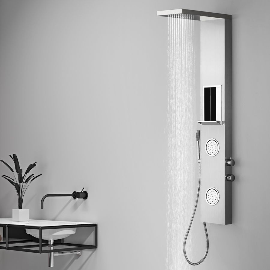 ΣΤΗΛΗ ΝΤΟΥΖ FYLIS ICOS ΥΨΟΣ 140 εκ. INOX FYLIS