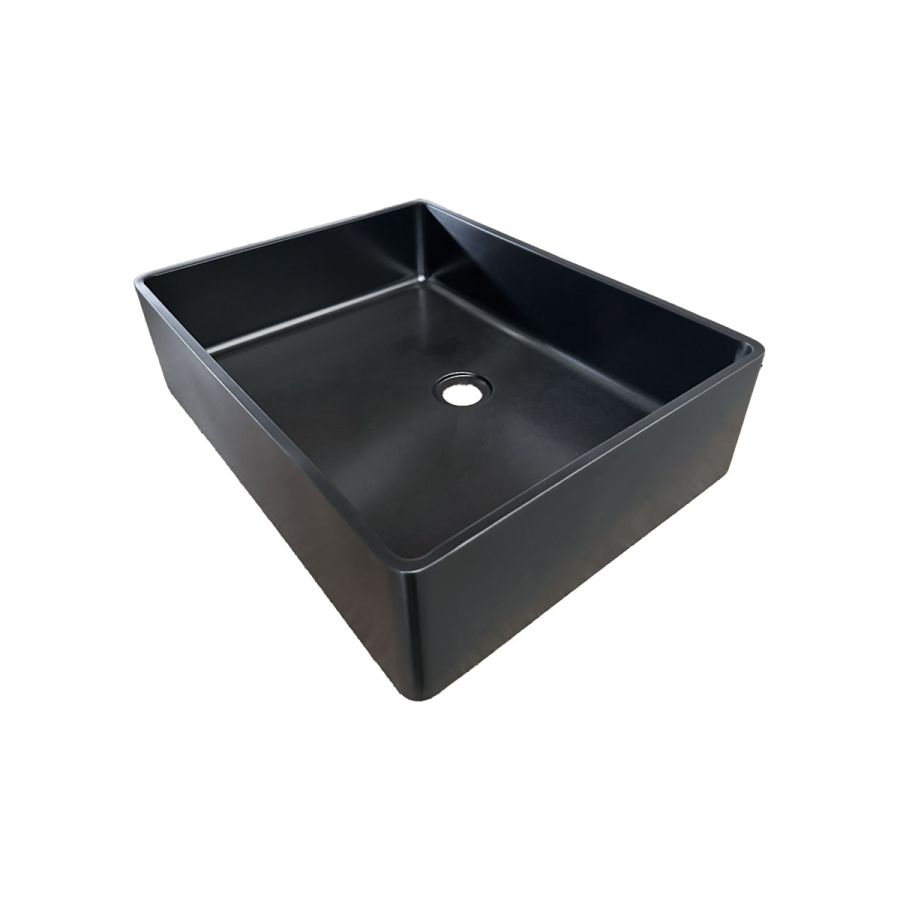ΝΙΠΤΗΡΑΣ 48x36,8 ΕΠΙΤΡΑΠΕΖΙΟΣ INOX PVD BLACK BRUSHED 4837-411