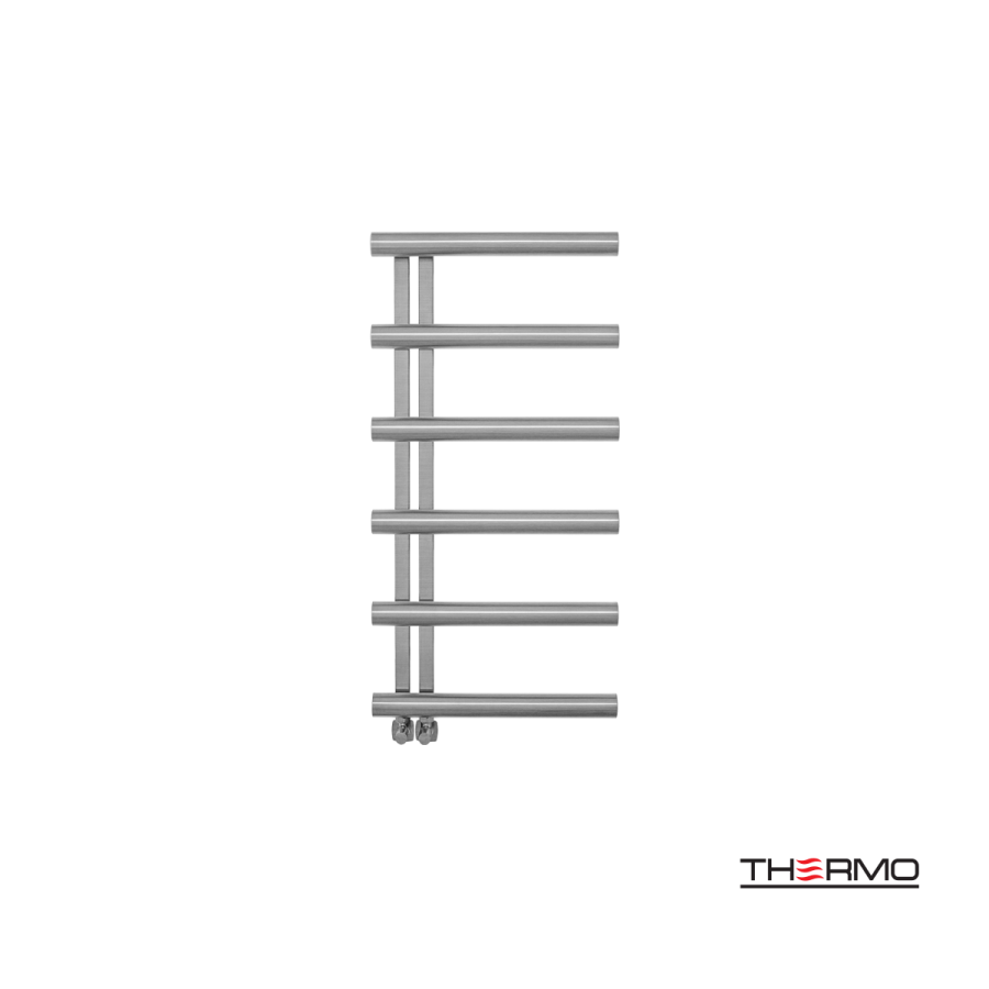 Θερμαινόμενη Πετσετοκρεμάστρα μπάνιου Inox ACCENT 100x50 Brushed ACC10050-111