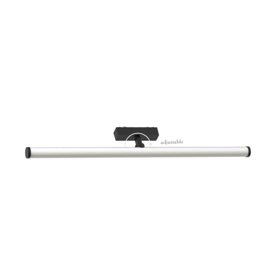 InLight Φωτιστικό LED 20W 3CCT για Ultra-Thin μαγνητική ράγα σε μαύρη απόχρωση by tuya and zigbee D:60cmX8,7cm T05405-BL