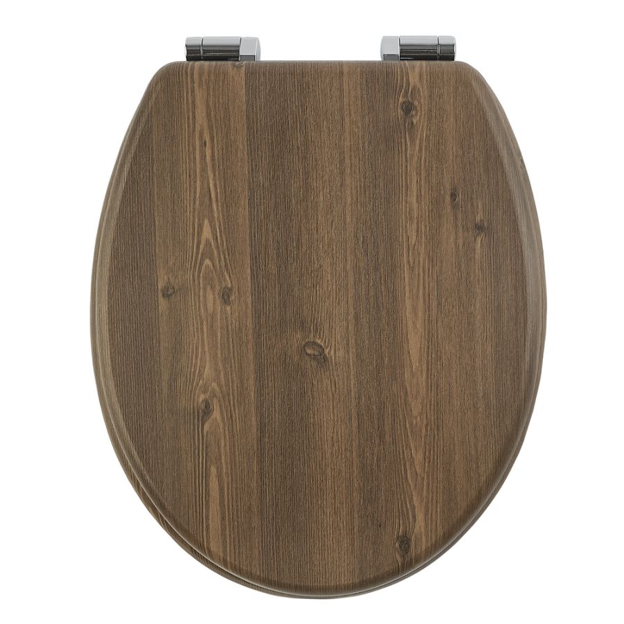 Καπάκι Λεκάνης ORZECH από MDF Walnut 37.3x45.5x4cm AWD02181065  AWD02181065