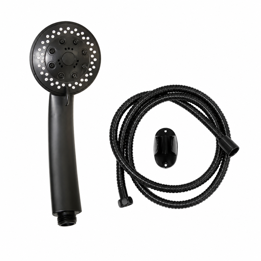 Σετ Κεφαλής Ντους Black DC-021004 MRShome DC-021004