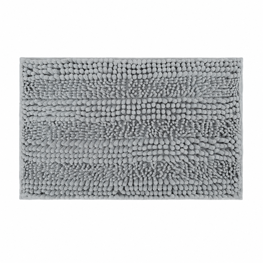 Πατάκι Μπάνιου Chenille 45x70cm Γκρι MRShome DC-023002