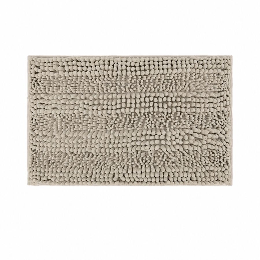 Πατάκι Μπάνιου Chenille 45x70cm Μπεζ MRShome  DC-023003