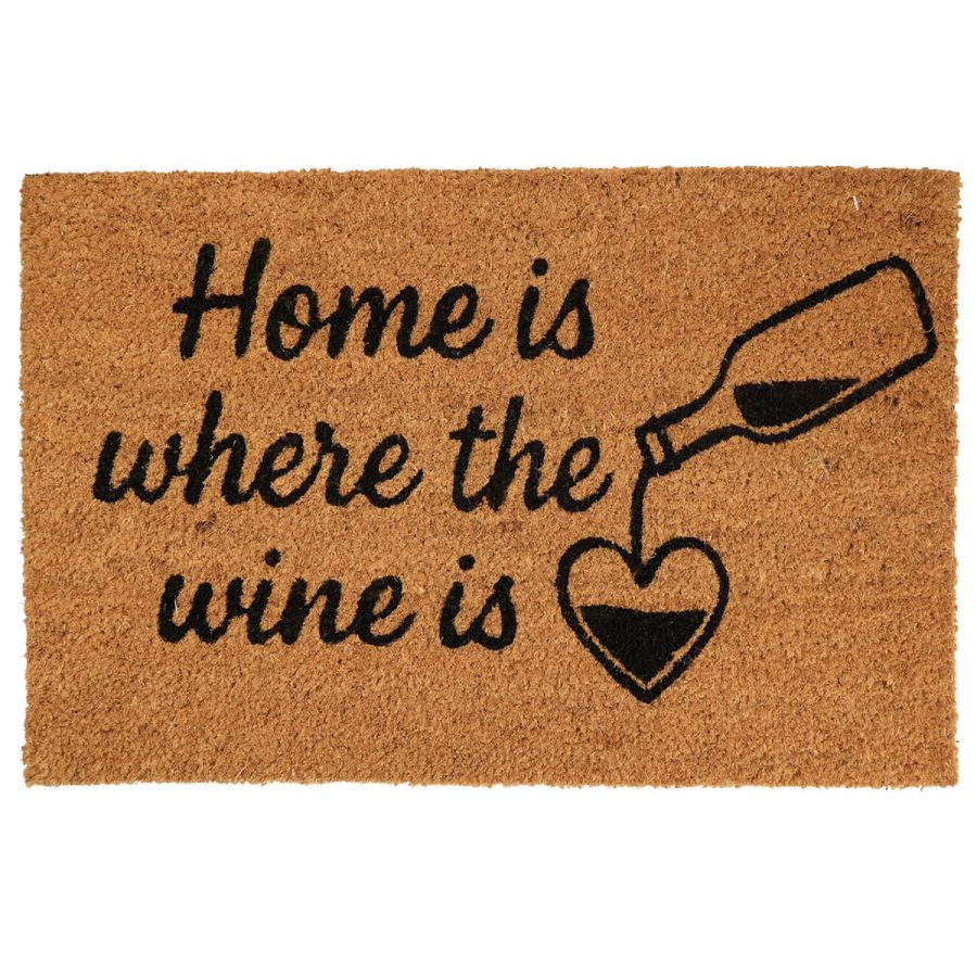 Πατάκι Εισόδου 40x60cm ''Home is where the wine is'' MRShome DF-0007001