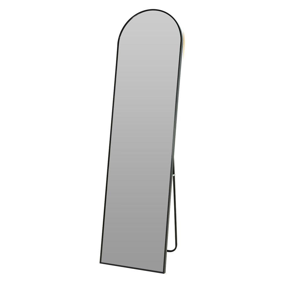 Επιδαπέδιος Καθρέπτης Αλουμινίου 150cm Black MRShome DF-0042000