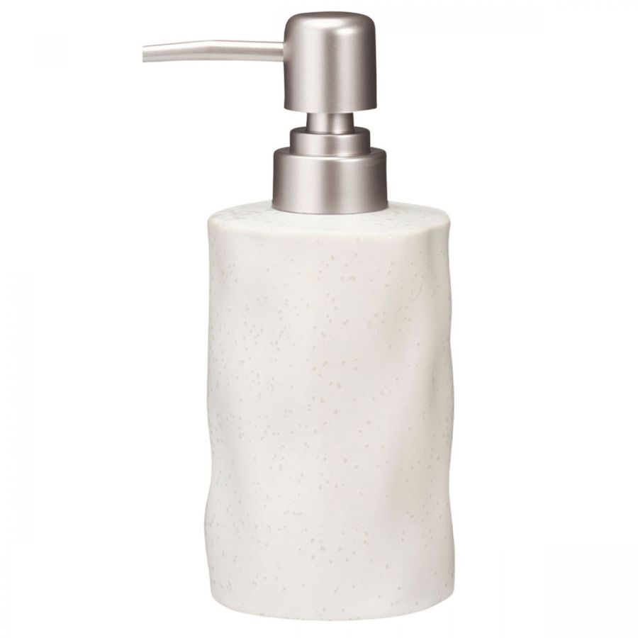 Δοχείο Κρεμοσάπουνου Stoneware 300ml 9x7.3x17.5cm White MRShome DF-0095001