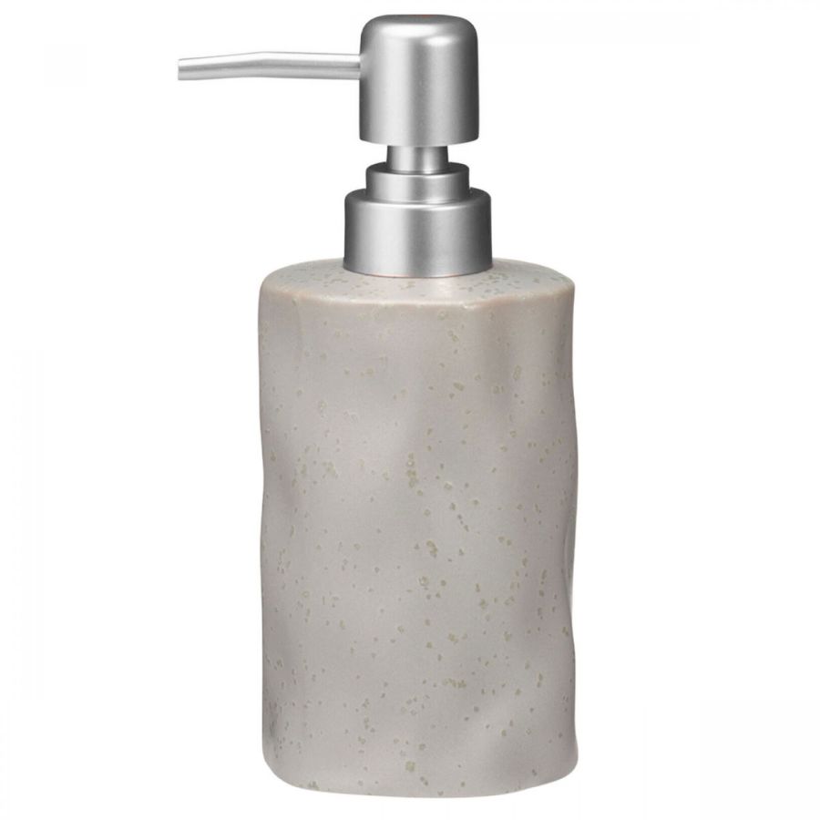 Δοχείο Κρεμοσάπουνου Stoneware 300ml 9x7.3x17.5cm Cool Grey 5U MRShome DF-0095002
