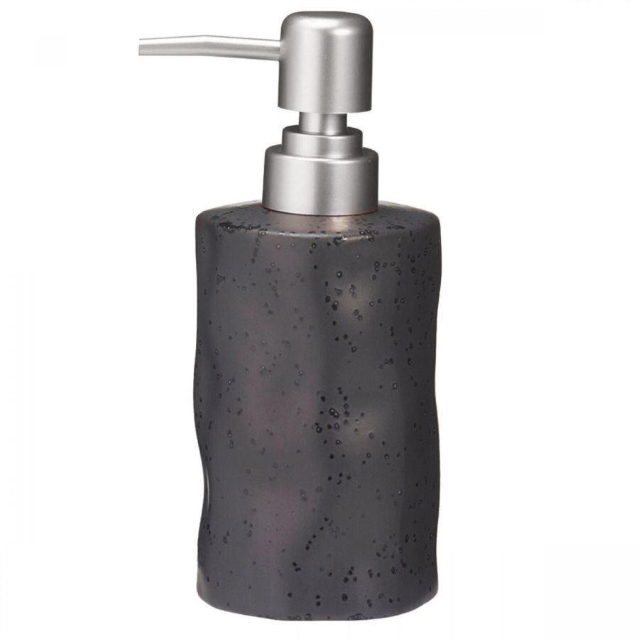 Δοχείο Κρεμοσάπουνου Stoneware 300ml 9x7.3x17.5cm Black 6U MRShome DF-0095004