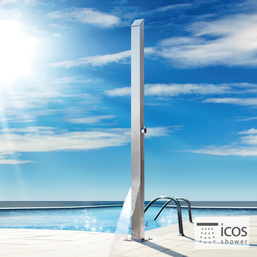 Στήλη Ντουζιέρας εξωτερικού χώρου DIKE, ICOS Inox AISI316 DIKE