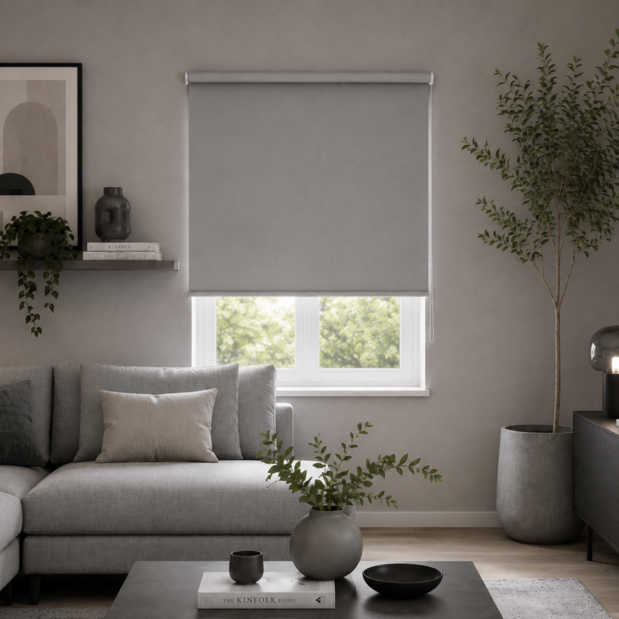 Ρόλερ Μερικής Σκίασης 140x230cm Γκρι MRShome DRS-GR140230