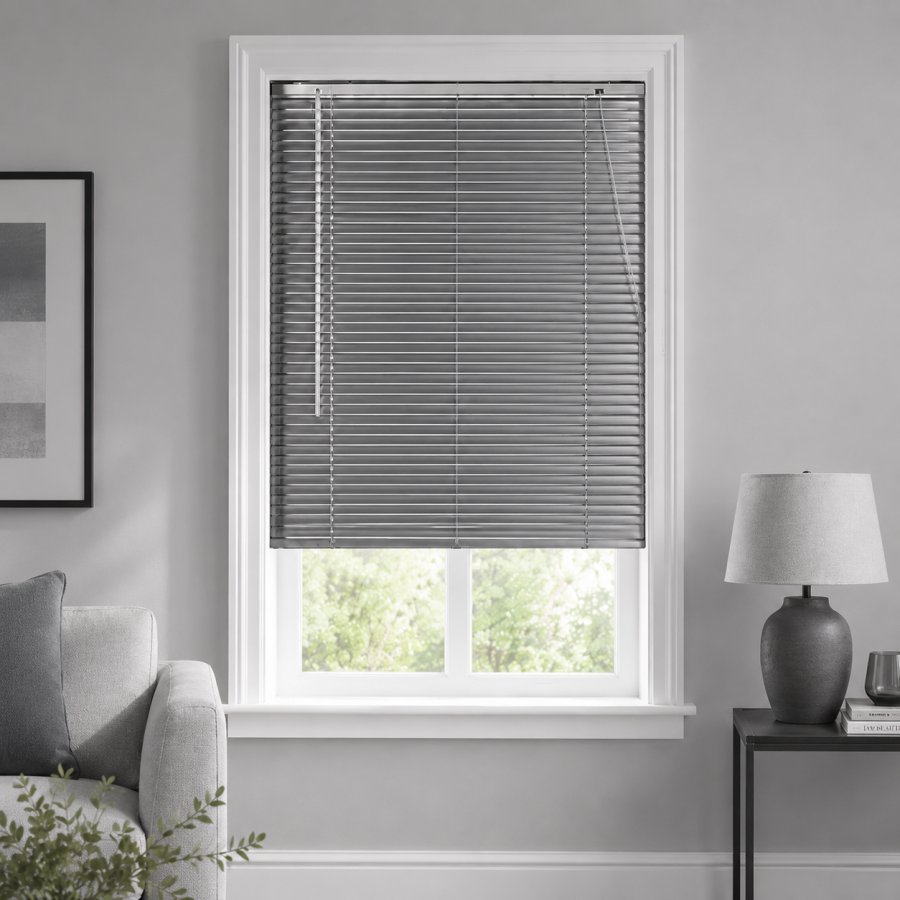 Μεταλλικό Στόρι αλουμινίου 25mm 100x140cm Γκρι MRShome  DRV-GR100140