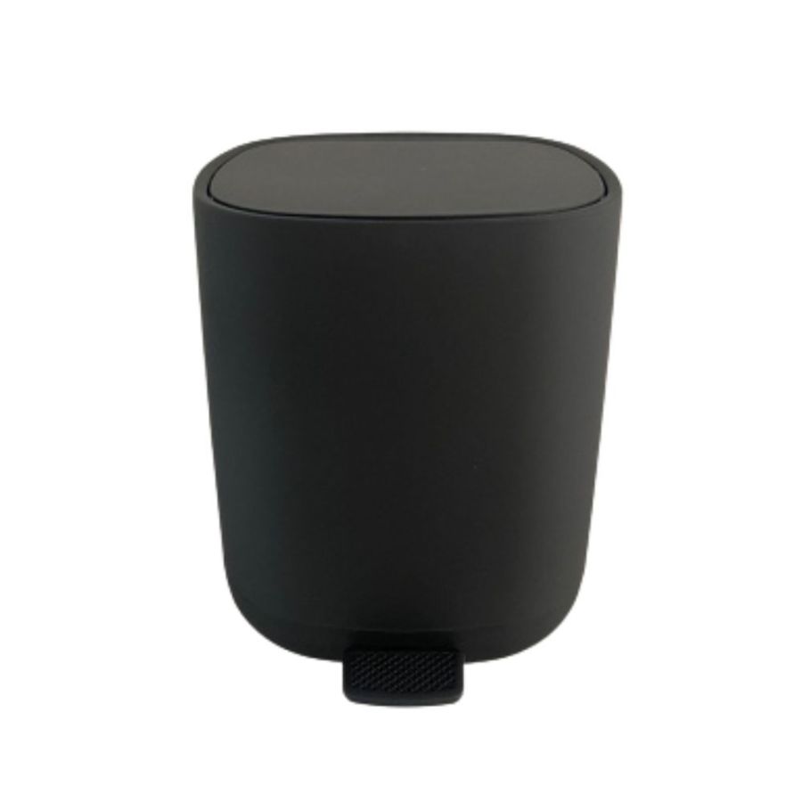Κάδος Απορριμμάτων 5L από ABS Soft Close Μαύρος Ματ MRShome DS-8860PL1