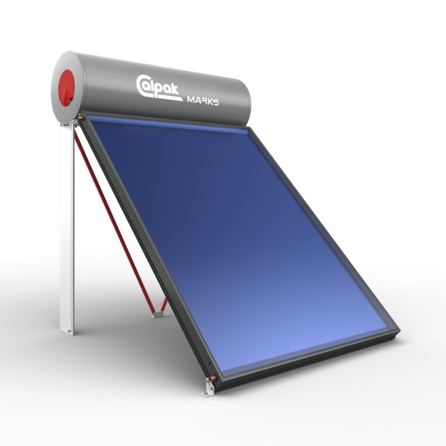 Calpak Mark 5 Ηλιακός Θερμοσίφωνας 160 lt /2,6m2 Glass Επιλεκτικός Διπλής Ενέργειας