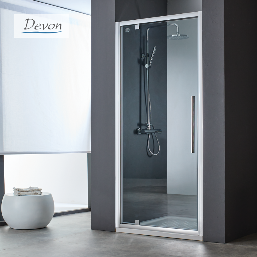 PIVOT 70 (67-71εκ) DEVON FLOW CLEAN-GLASS CHROME PF70C-100