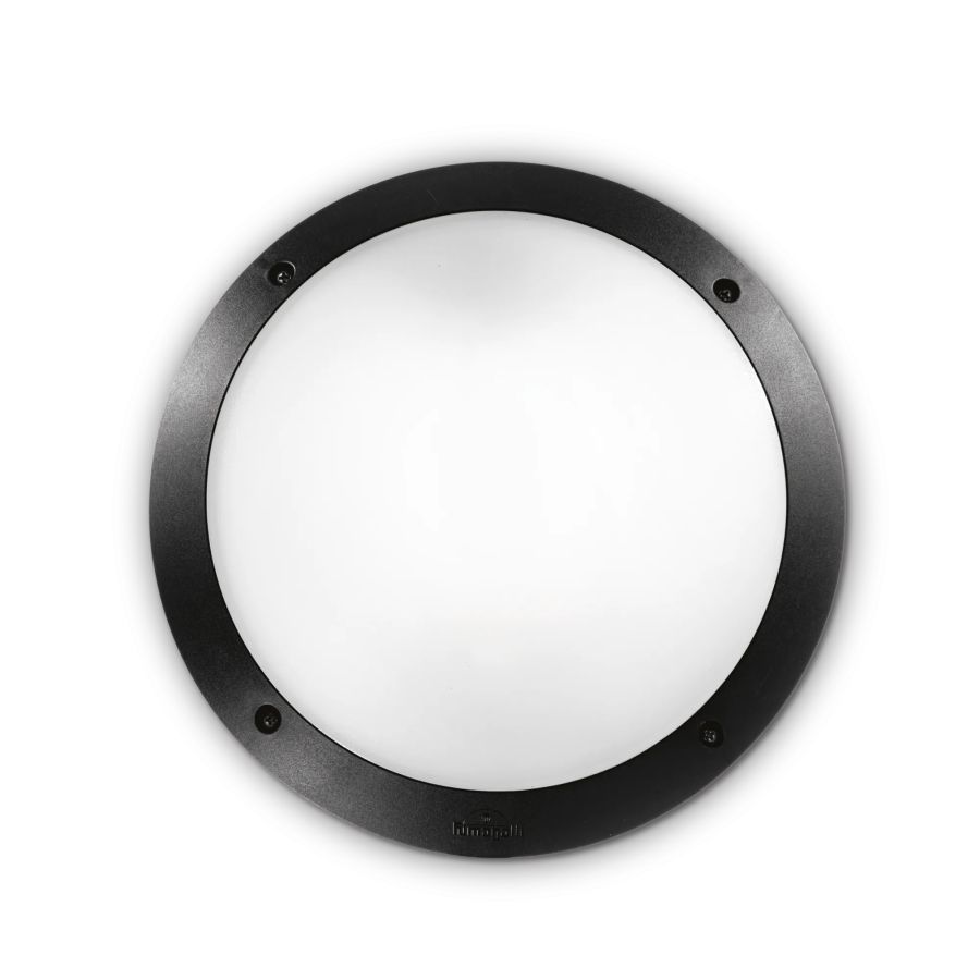 Απλίκα POLAR-1 AP1 ROUND Μαύρο Ideal Lux 096674