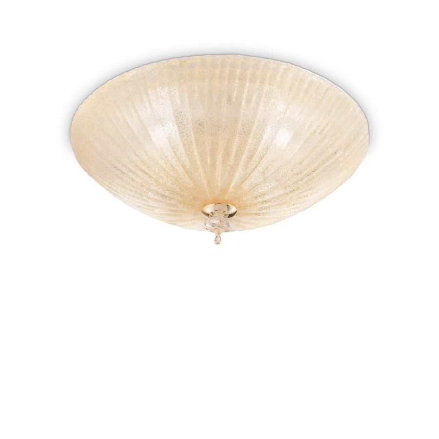 Φωτιστικό Οροφής SHELL PL4 AMBRA Ideal Lux 140186