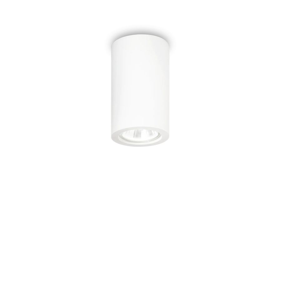 Φωτιστικό Οροφής LOOK PL1 ROUND D70 H110 GESSO Ideal Lux 155869