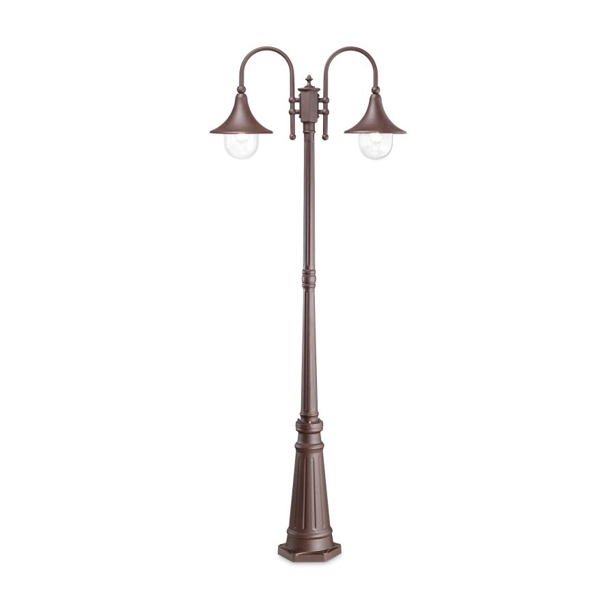 Φωτιστικό Δαπέδου CIMA PT2 Καφέ Ideal Lux 246840