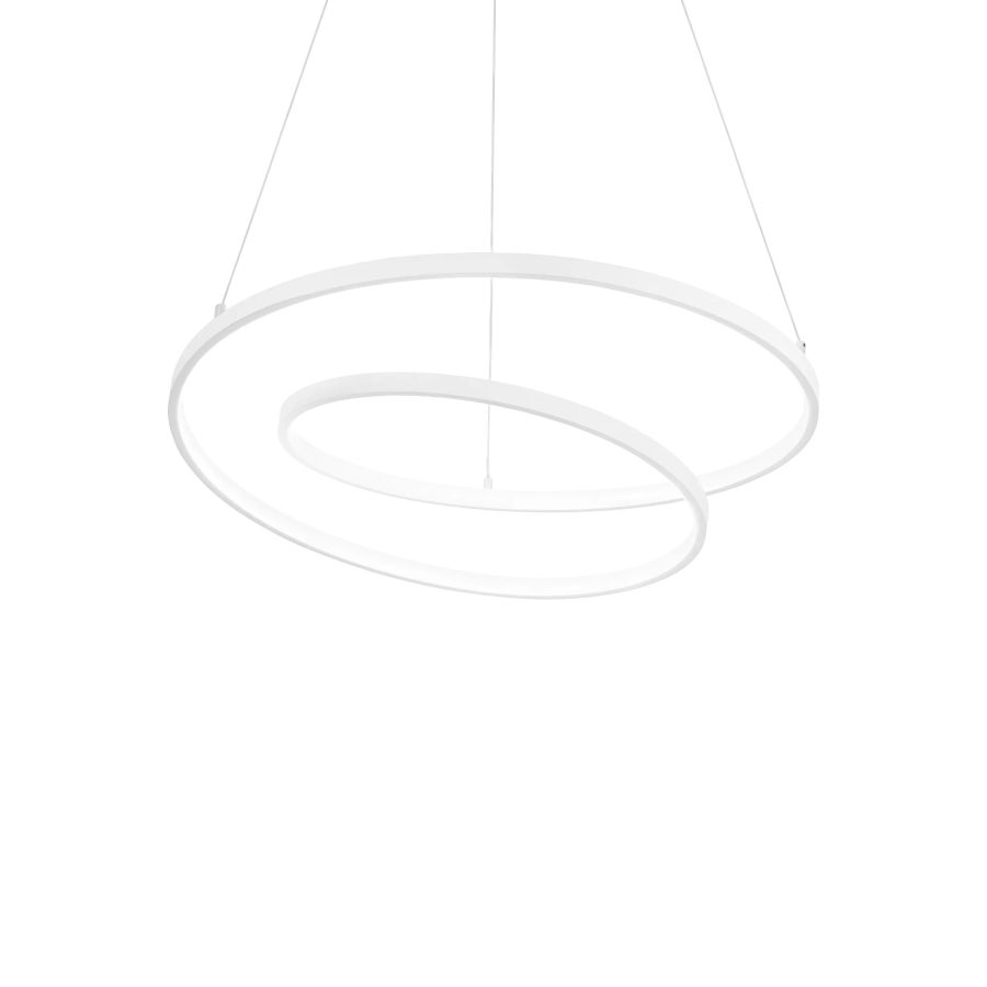 Κρεμαστό Φωτιστικό OZ SP D060 ON-OFF Λευκό 3000K Ideal Lux 253671