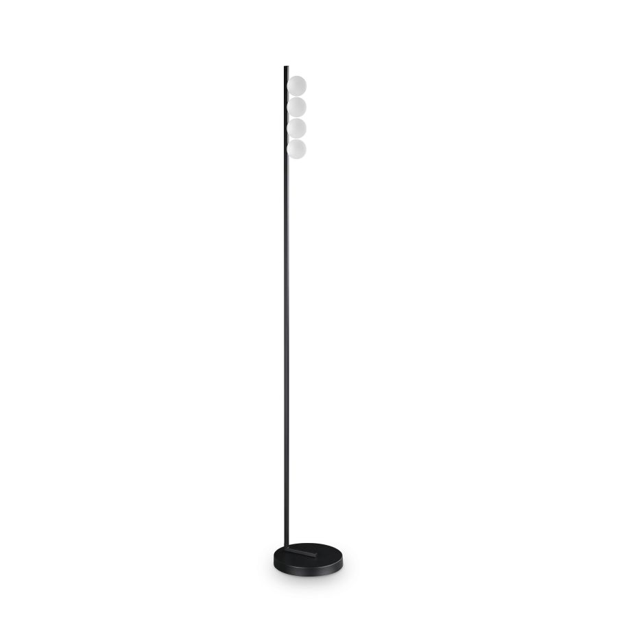 Φωτιστικό Δαπέδου BINOMIO LED PT4 Μαύρο Ideal Lux 313313