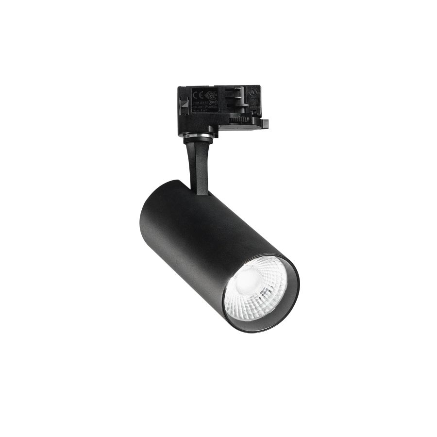 Προβολέας FOX TR 3-PHASE 25W CRI90 4000K ON-OFF Μαύρο Ideal Lux 322377