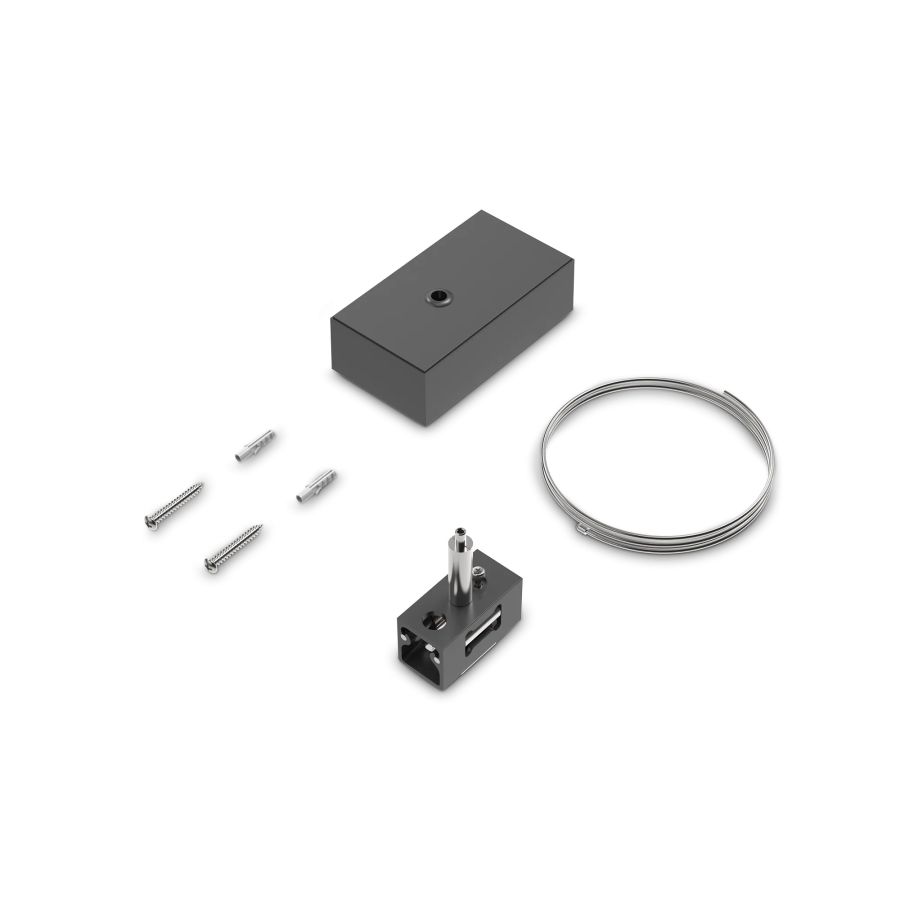 Γραμμικό Σύστημα Φωτισμού EGO BI-EMISSION ROSONE CON KIT SOSPENS. 2 MT NE Ideal Lux 322476