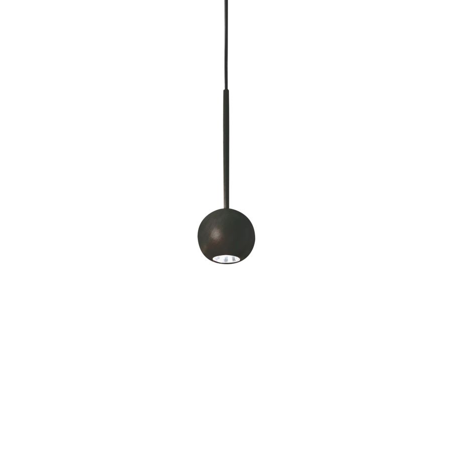 Κρεμαστό Φωτιστικό ARCHIMEDE SP SFERA Μαύρο Ideal Lux 328355