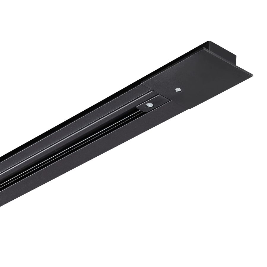 Γραμμικό Σύστημα Φωτισμού LINK 1-PHASE RECESSED BINARIO 3 MT Μαύρο Ideal Lux 344966