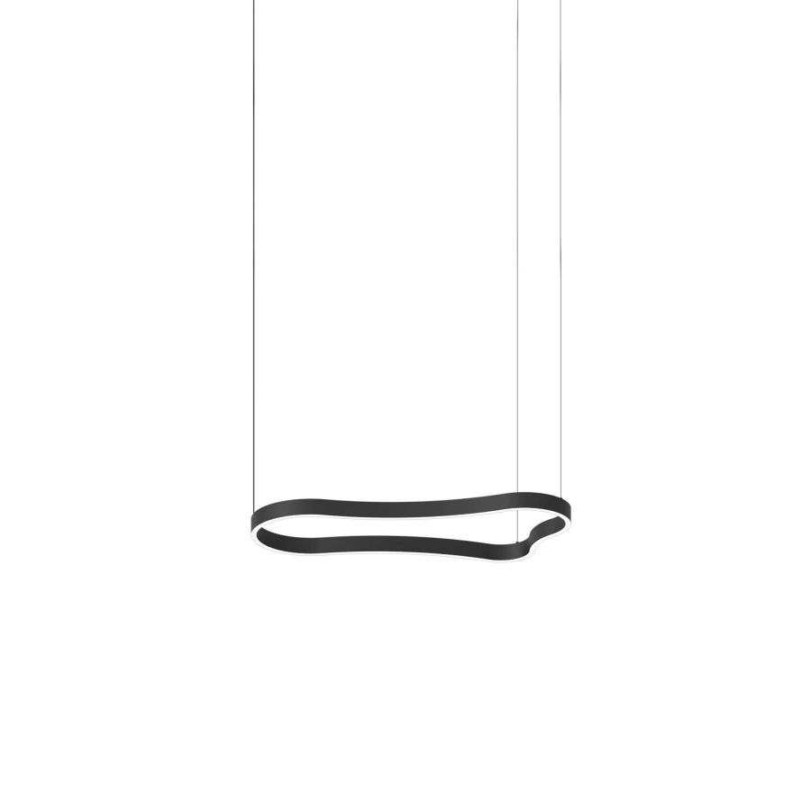 Κρεμαστό Φωτιστικό WAVES-1 SP Μαύρο Ideal Lux 345215