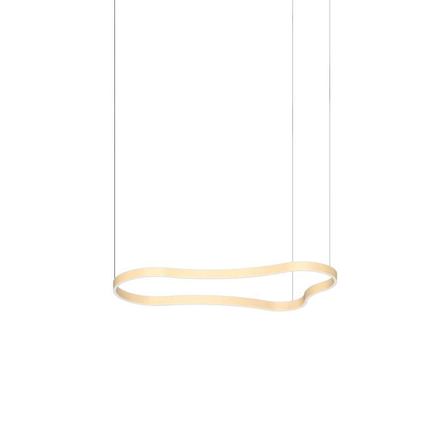 Κρεμαστό Φωτιστικό WAVES-2 SP Χρυσό Ideal Lux 345253