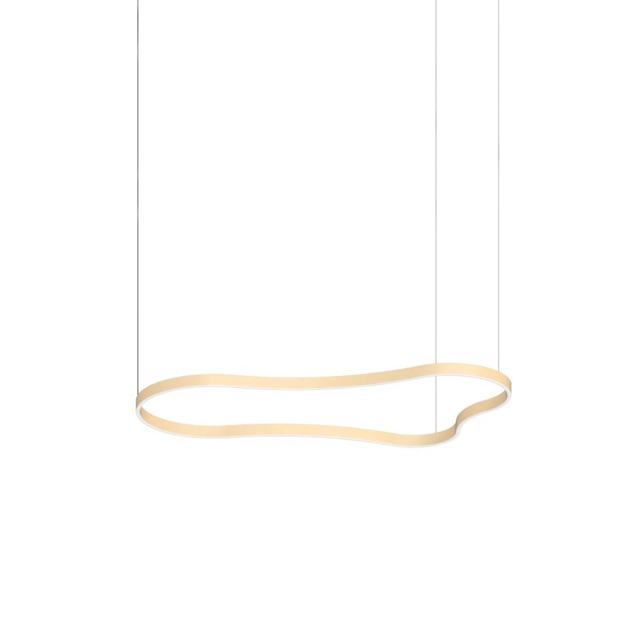 Κρεμαστό Φωτιστικό WAVES-3 SP Χρυσό Ideal Lux 345284