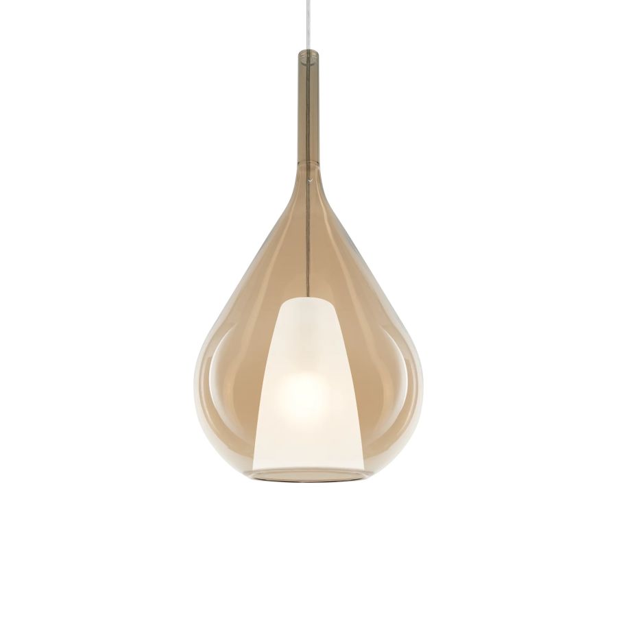 Κρεμαστό Φωτιστικό KALIQUE-3 SP1 D28 AMBRA Ideal Lux 359748