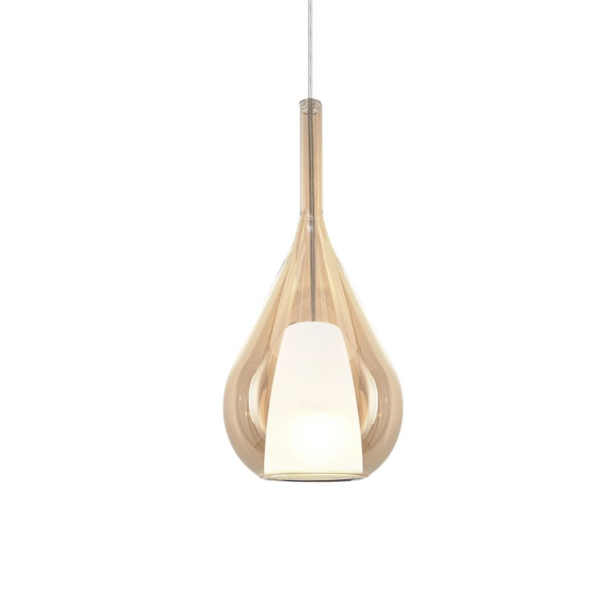 Κρεμαστό Φωτιστικό KALIQUE-3 SP1 D18 AMBRA Ideal Lux 360058