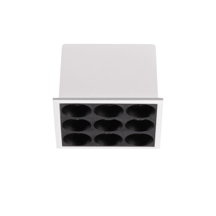 Χωνευτό Φωτιστικό LIKA FI SLIM SQUARE 10W 3000K Λευκό Ideal Lux 367286