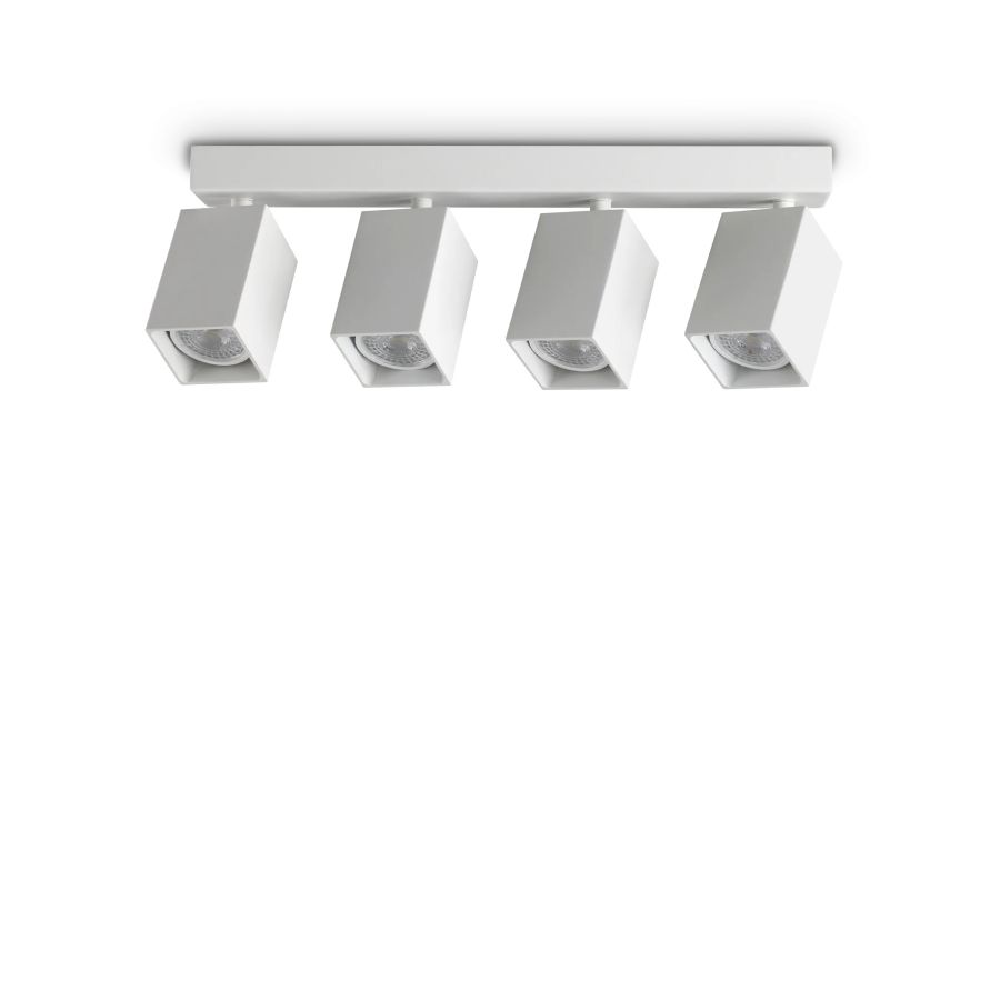 Φωτιστικό Οροφής DYNAMITE PL4 LINEAR SQUARE Λευκό Ideal Lux 367422