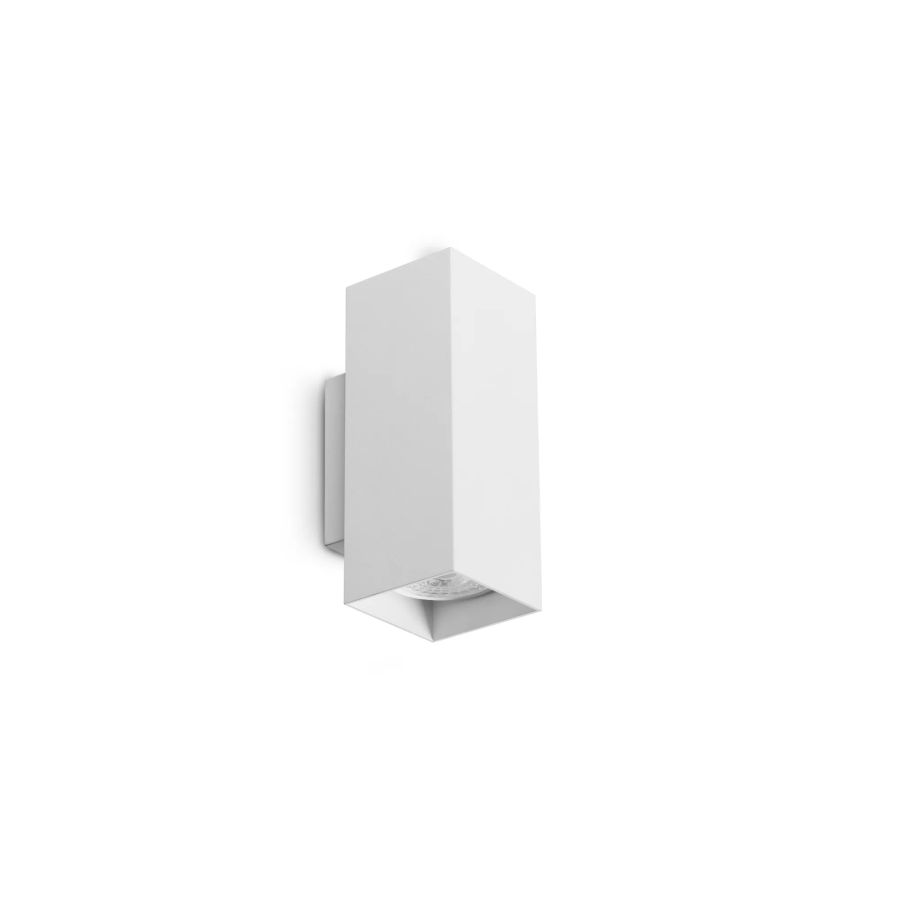 Απλίκα LOOK AP2 SQUARE D60 H150 Λευκό Ideal Lux 370194