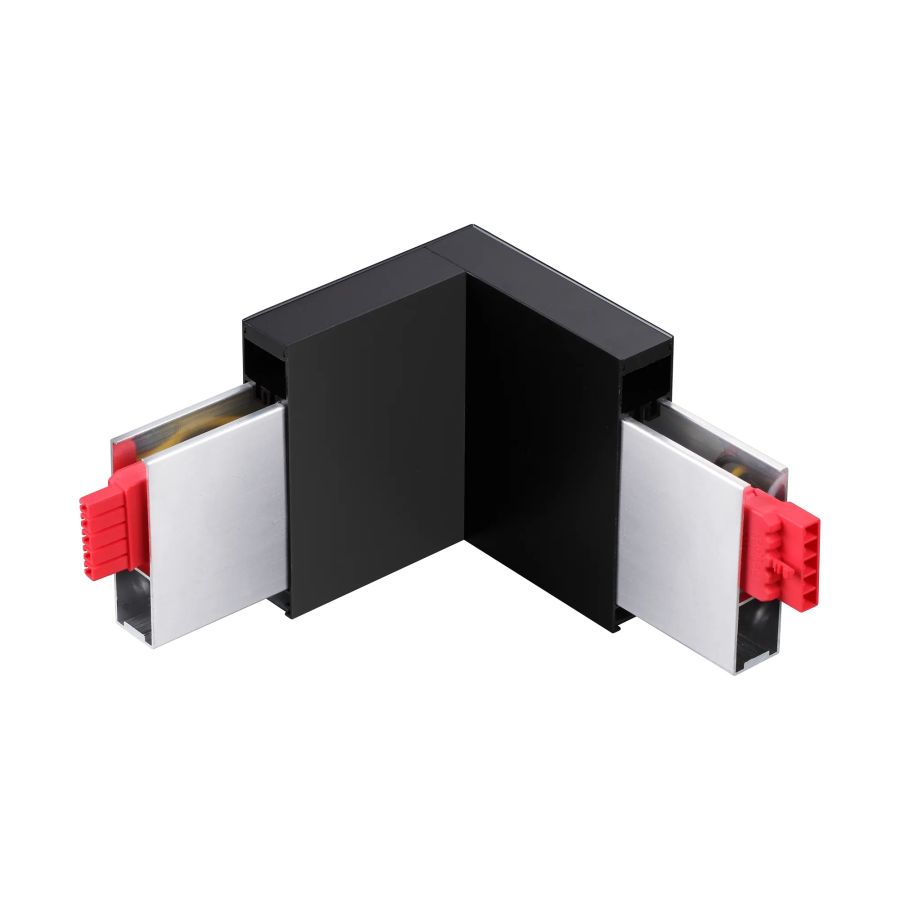 ACCESSORI STEEL SP D20 Προφίλ ANGOLARE CIECO Μαύρο Ideal Lux 370200